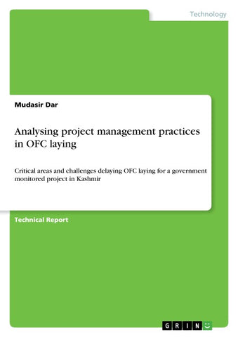 Analysing project management practices in OFC laying