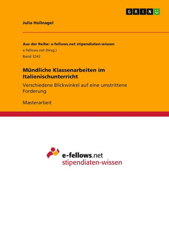 Mündliche Klassenarbeiten im Italienischunterricht