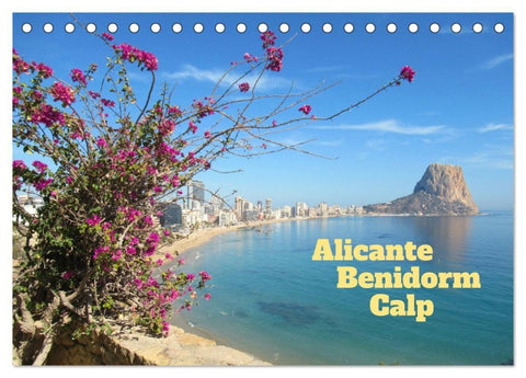 Alicante - Benidorm - Calp (Tischkalender 2027 DIN A5 quer), CALVENDO Monatskalender