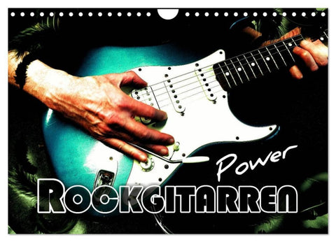 Rockgitarren Power (Wandkalender 2026 DIN A4 quer), CALVENDO Monatskalender