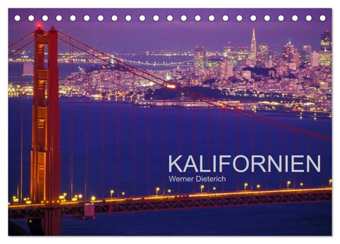 KALIFORNIEN (Tischkalender 2027 DIN A5 quer), CALVENDO Monatskalender