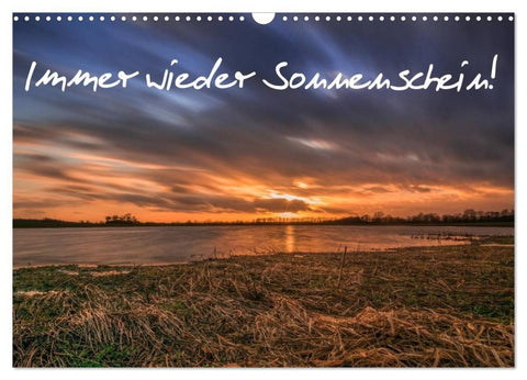 Immer wieder Sonnenschein (Wandkalender 2027 DIN A3 quer), CALVENDO Monatskalender