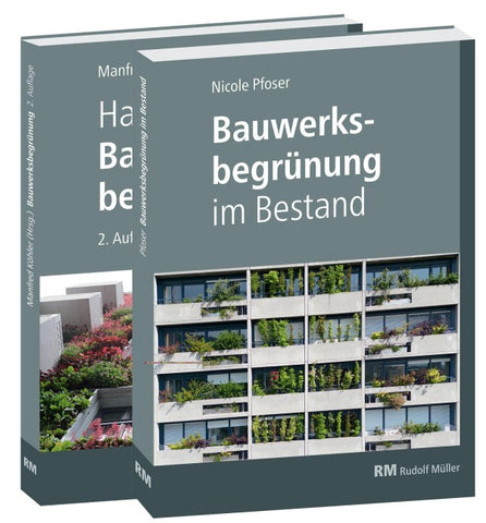 Buchpaket: Handbuch Bauwerksbegrünung und Bauwerksbegrünung im Bestand