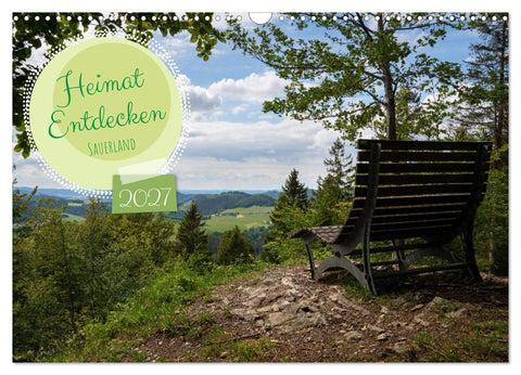 Heimat Entdecken: Sauerland (Wandkalender 2027 DIN A3 quer), CALVENDO Monatskalender