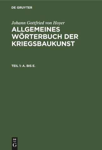 A. bis E.