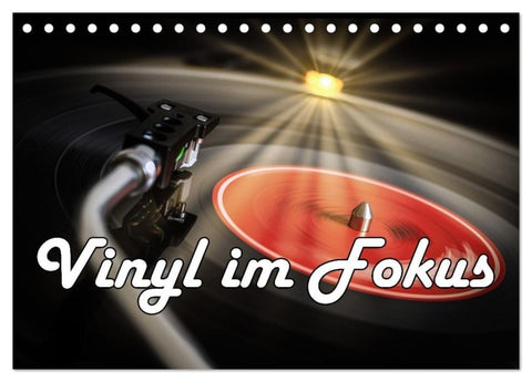 Vinyl im Fokus (Tischkalender 2027 DIN A5 quer), CALVENDO Monatskalender