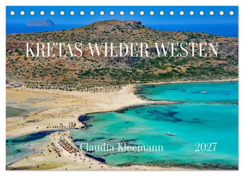 Kretas Wilder Westen (Tischkalender 2027 DIN A5 quer), CALVENDO Monatskalender