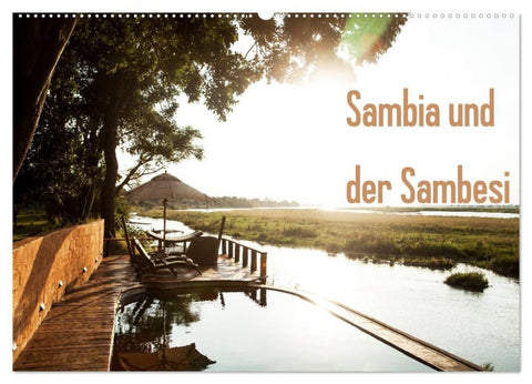 Sambia und der Sambesi (Wandkalender 2027 DIN A2 quer), CALVENDO Monatskalender