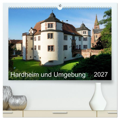Hardheim und Umgebung (hochwertiger Premium Wandkalender 2027 DIN A2 quer), Kunstdruck in Hochglanz