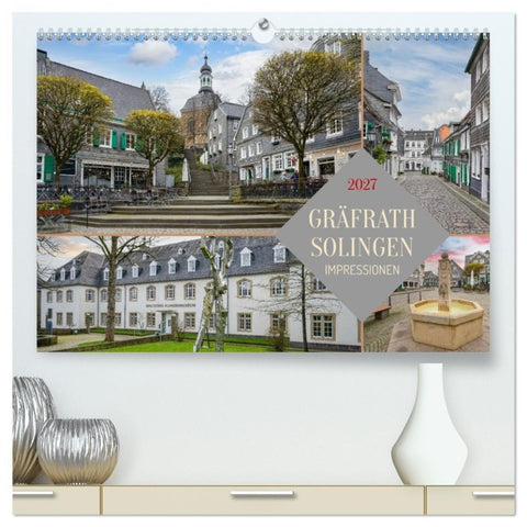 Solingen-Gräfrath Impressionen (hochwertiger Premium Wandkalender 2027 DIN A2 quer), Kunstdruck in Hochglanz