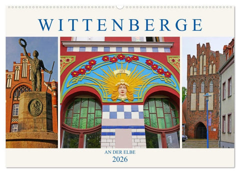 Wittenberge an der Elbe (Wandkalender 2026 DIN A2 quer), CALVENDO Monatskalender