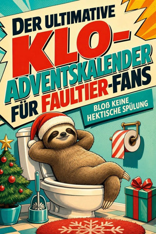 Der ultimative Klo-Adventskalender für Faultier-Fans
