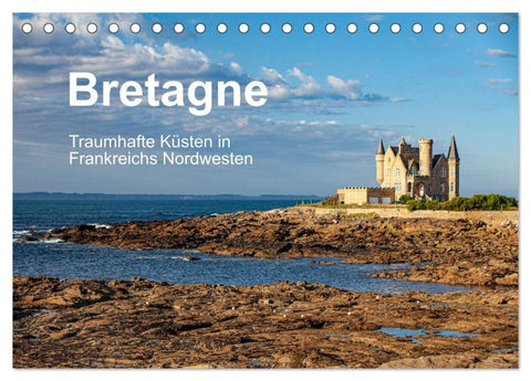 Bretagne Traumhafte Küsten in Frankreichs Nordwesten (Tischkalender 2027 DIN A5 quer), CALVENDO Monatskalender