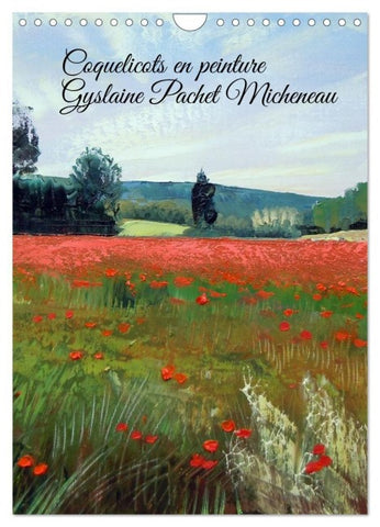 Coquelicots en peinture (Calendrier mural 2026 DIN A4 horizontal), CALVENDO calendrier mensuel