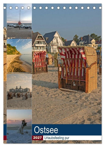 Ostsee. Urlaubsfeeling pur (Tischkalender 2027 DIN A5 hoch), CALVENDO Monatskalender