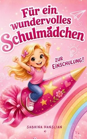 Zur Einschulung für ein wundervolles Schulmädchen