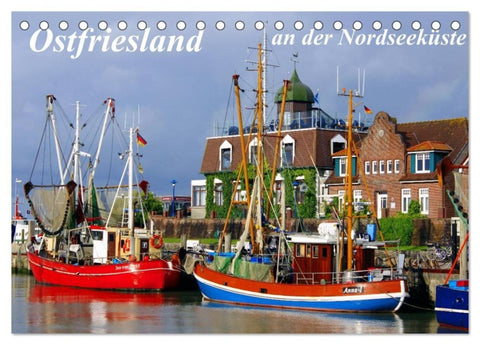 Ostfriesland an der Nordseeküste (Tischkalender 2027 DIN A5 quer), CALVENDO Monatskalender