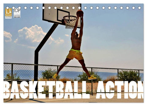 Basketball Action (Tischkalender 2027 DIN A5 quer), CALVENDO Monatskalender