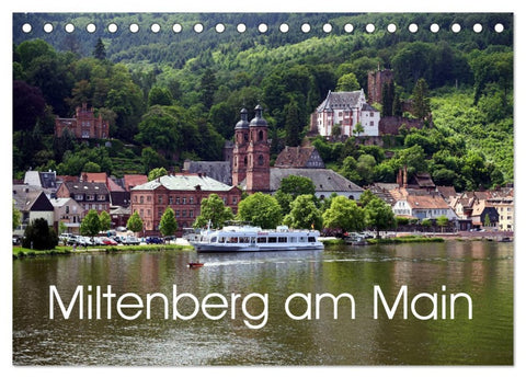 Miltenberg am Main (Tischkalender 2026 DIN A5 quer), CALVENDO Monatskalender
