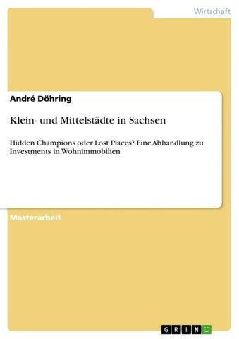 Klein- und Mittelstädte in Sachsen