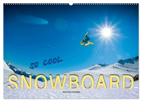 Snowboard - so cool (Wandkalender 2027 DIN A2 quer), CALVENDO Monatskalender