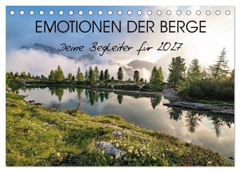 Emotionen der Berge (Tischkalender 2027 DIN A5 quer), CALVENDO Monatskalender