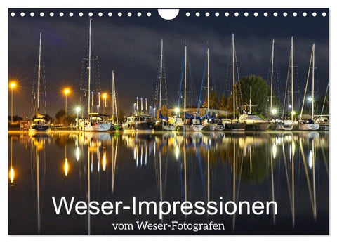 Weser-Impressionen (Wandkalender 2026 DIN A4 quer), CALVENDO Monatskalender