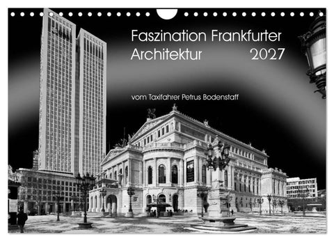 Faszination Frankfurter Architektur (Wandkalender 2027 DIN A4 quer), CALVENDO Monatskalender