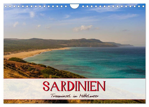 Sardinien Panoramakalender / CH-Version (Wandkalender 2027 DIN A4 quer), CALVENDO Monatskalender
