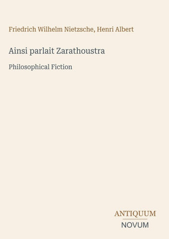 Ainsi parlait Zarathoustra