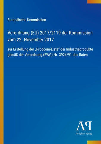 Verordnung (EU) 2017/2119 der Kommission vom 22. November 2017