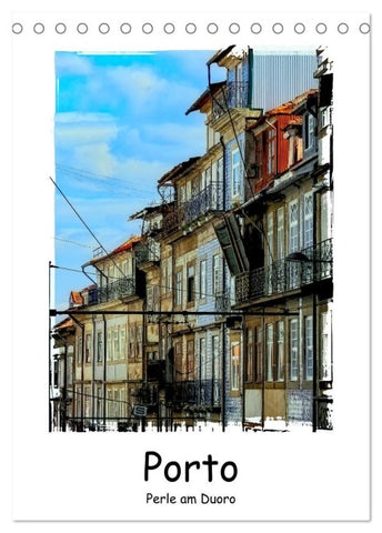 Porto Perle am Douro (Tischkalender 2027 DIN A5 hoch), CALVENDO Monatskalender
