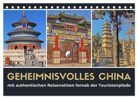 Geheimnisvolles China 2027 (Tischkalender 2027 DIN A5 quer), CALVENDO Monatskalender