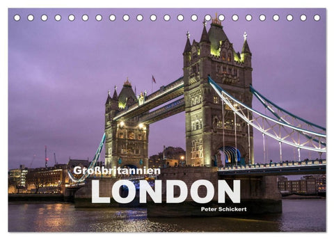 Großbritannien - London (Tischkalender 2027 DIN A5 quer), CALVENDO Monatskalender