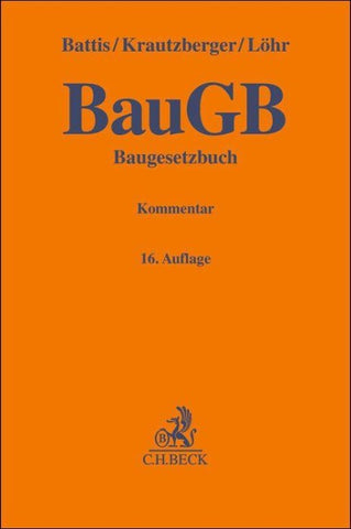 Baugesetzbuch. BauGB