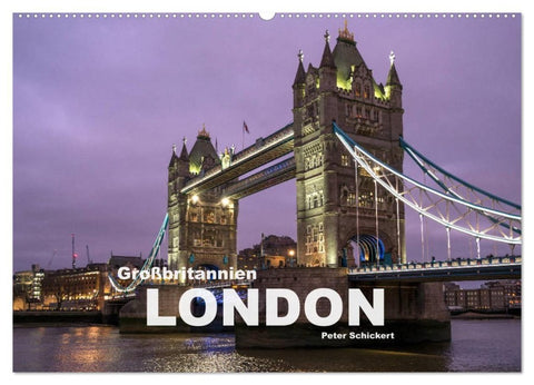 Großbritannien - London (Wandkalender 2027 DIN A2 quer), CALVENDO Monatskalender