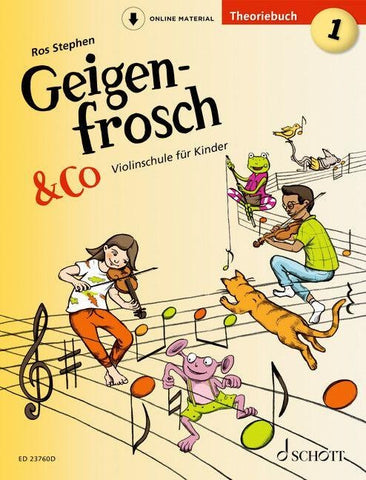 Geigenfrosch & Co: Theoriebuch 1