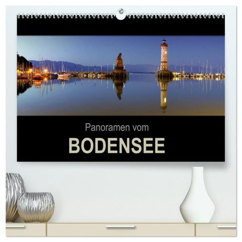 Panoramen vom Bodensee (hochwertiger Premium Wandkalender 2027 DIN A2 quer), Kunstdruck in Hochglanz