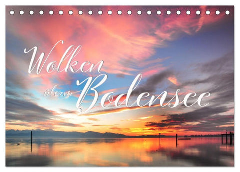 Wolken überm Bodensee (Tischkalender 2027 DIN A5 quer), CALVENDO Monatskalender