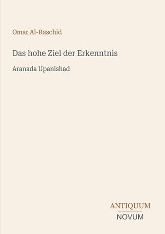 Das hohe Ziel der Erkenntnis
