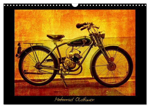 Motorrad Oldtimer (Wandkalender 2027 DIN A3 quer), CALVENDO Monatskalender