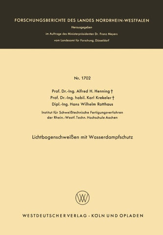 Lichtbogenschweißen mit Wasserdampfschutz