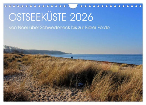 Ostseeküste 2026 (Wandkalender 2026 DIN A4 quer), CALVENDO Monatskalender
