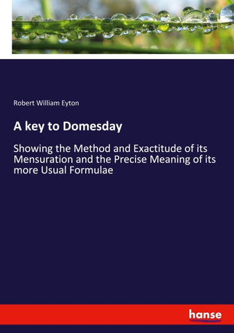 A key to Domesday