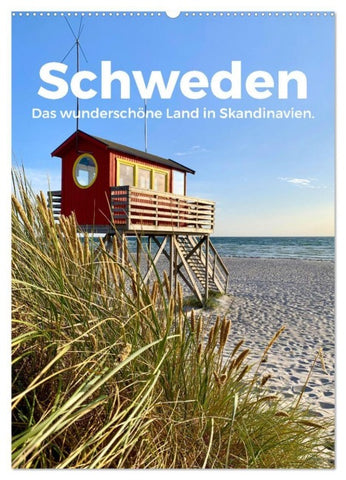 Schweden - Das wunderschöne Land in Skandinavien. (Wandkalender 2027 DIN A2 hoch), CALVENDO Monatskalender