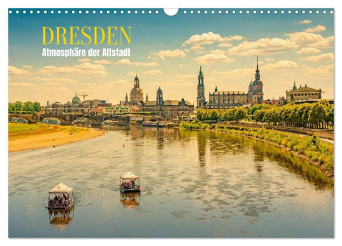 Dresden, Atmosphäre der Altstadt (Wandkalender 2026 DIN A3 quer), CALVENDO Monatskalender