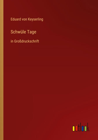 Schwüle Tage