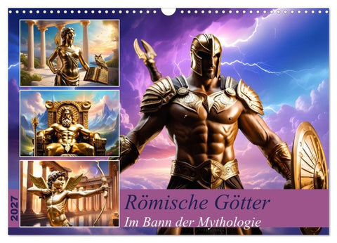 Römische Götter (Wandkalender 2027 DIN A3 quer), CALVENDO Monatskalender