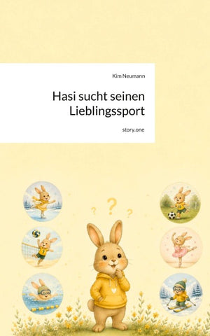 Hasi sucht seinen Lieblingssport. by story.one