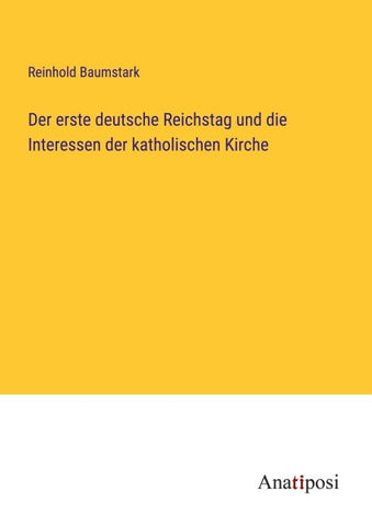 Der erste deutsche Reichstag und die Interessen der katholischen Kirche